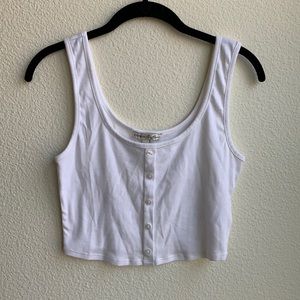 ✨NWOT- express one eleven white crop top✨